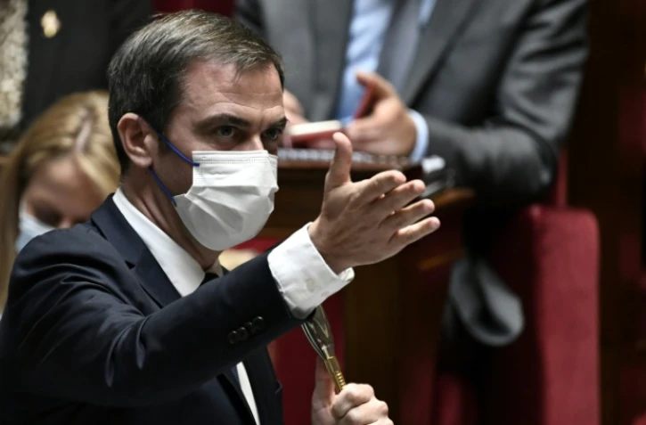 Le ministre de la Santé Olivier Véran à l'Assemblée nationale, le 10 octobre 2021 à Paris