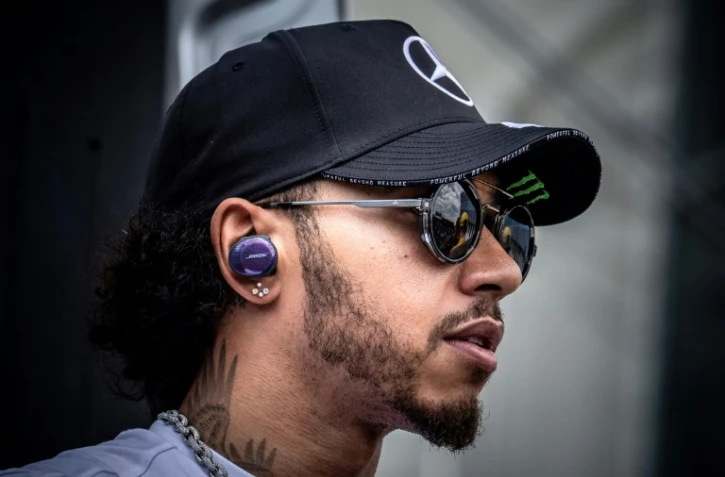 Le Britannique Lewis Hamilton (Mercedes) avant le GP de Hongrie sur le Hungaroring à Budapest, le 4 août 2019