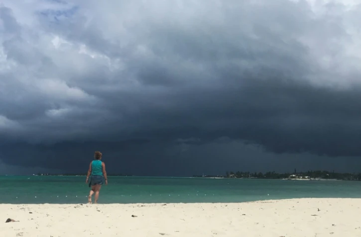 Nuages d'orage à Nassau, aux Bahamas, le 12 septembre 2019