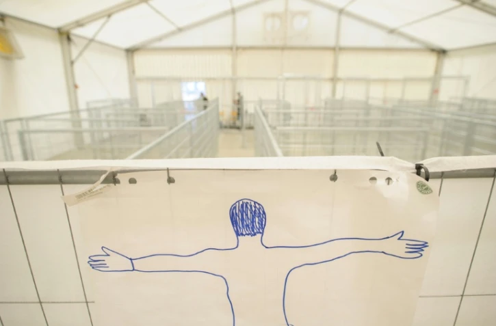 Un centre de réfugiés vide à Spielfeld, en Autriche, près de la frontière avec la Slovénie, le 19 février 2016