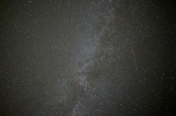 Pluie annuelle des Perséides près de York, dans le nord de l'Angleterre, le 12 août 2015