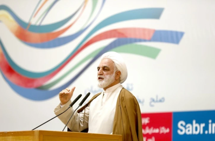 le porte-parole de la justice iranienne, Gholam hossein Mohseni-Ejeie, à Téhéran le 14 mars 2017