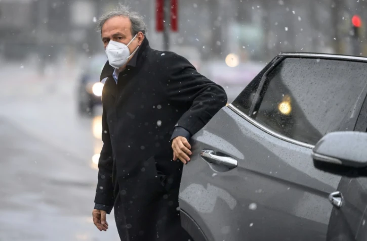 L'ex-président de l'UEFA, Michel Platini à son arrivée au Ministère public de la Confédération (MPC) à Berne, le 15 mars 2021