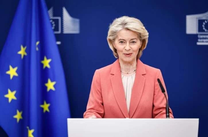 La présidente de la Commission européenne Ursula von der Leyen, à Bruxelles, le 27 février 2026