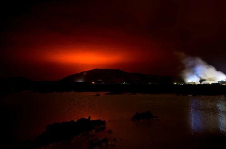 Eruption volcanique en Islande, à une quarantaine de kilomètres de Reykjavik, le 19 mars 2021