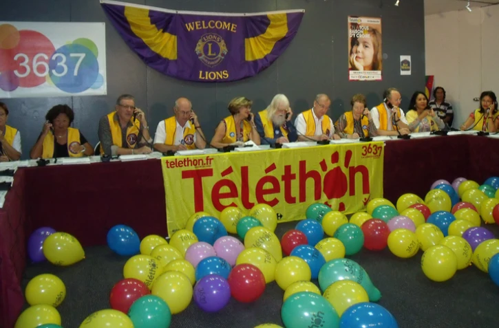 Vendredi 3 décembre 2010 - Le centre de promesses de dons du Téléthon à Saint-Denis (Photo D.R.)
