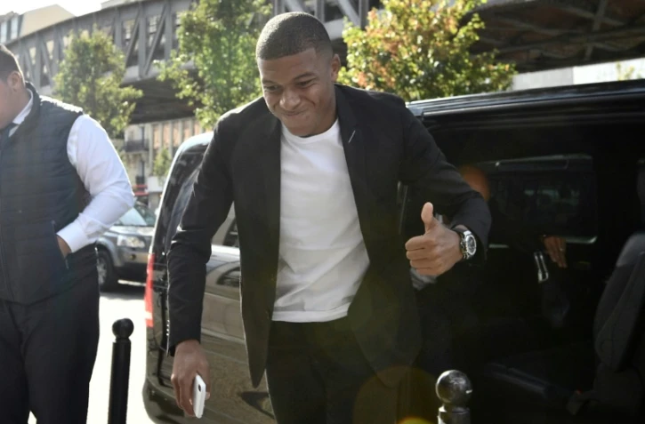 Le Parisien Kylian Mbappé est venu plaider sa cause devant la comission de discipline de la Fédération de football à Paris, le 20 septembre 2018