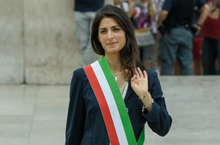 La maire de Rome Virginia Raggi, le 23 juin 2016 Ă Rome