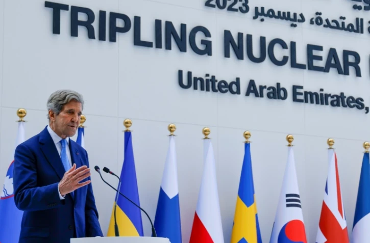 John Ferry, l'émissaire américain pour le climat, lors de la COP28, le 2 décembre 2023 à Dubaï