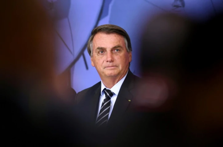Le président brésilien Jair Bolsonaro à Brasilia le 15 septembre 2021