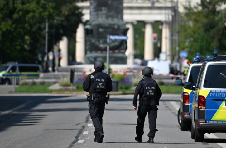 Des policiers sécurisent la zone après une fusillade à Munich, dans le sud de l'Allemagne, le 5 septembre 2024