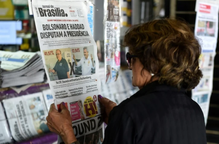 Le second tour Bolsonaro-Haddad à la Une de la presse brésilienne, le 8 octobre 2018 