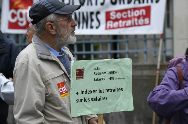 Des retraités manifestent contre la hausse de la CSG, le 28 septembre 2017 à Rennes