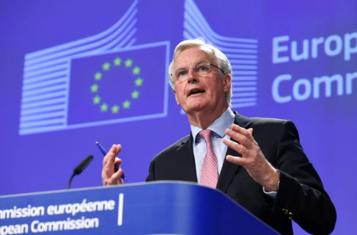 Michel Barnier à Bruxelles, le 3 mai 2017 