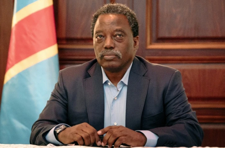 L'ex-président de la République démocratique du Congo (RDC), Joseph Kabila, assiste à une conférence de presse de présentation d'un nouveau mouvement politico-militaire baptisé Front pour la refondation de la nation (FRN), le 12 octobre 2026 à Goma, dans l'est de la RDC   