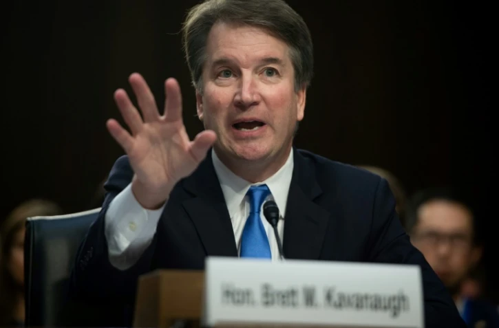 Le magistrat Brett Kavanaugh lors de sa récente audition au Sénat, où il revient jeudi pour répondre des accusations qui le visent