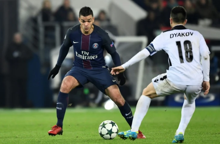 Hatem Ben Arfa avec le PSG face à Ludogorets en Ligue des champions le 6 décembre 2016 au Parc des Princes