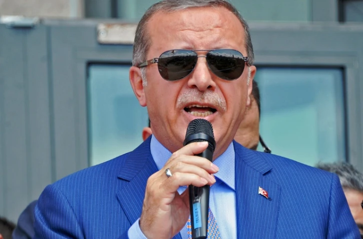 Le président turc Recep Tayyip Erdogan à Mogadiscio en Somalie, le 3 juin 2016