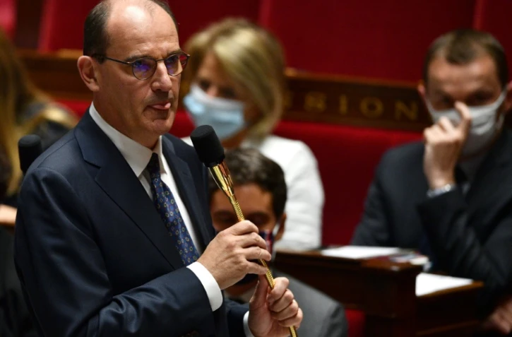Le Premier ministre Jean Castex lors d'une séance de questions au gouvernement, à l'Assemblée nationale à Paris le 8 juillet 2020