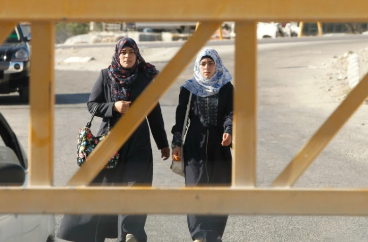 Entrée fermée par l'armée israélienne de Hebron, la plus grande ville de Cisjordanie, le 2 juillet 2016 