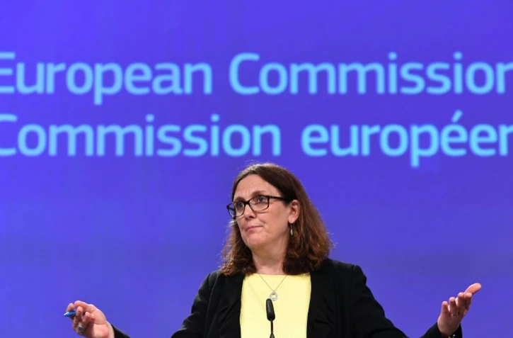 La commissaire européenne au Commerce Cecilia Malmström à Bruxelles, le 1er juin 2018