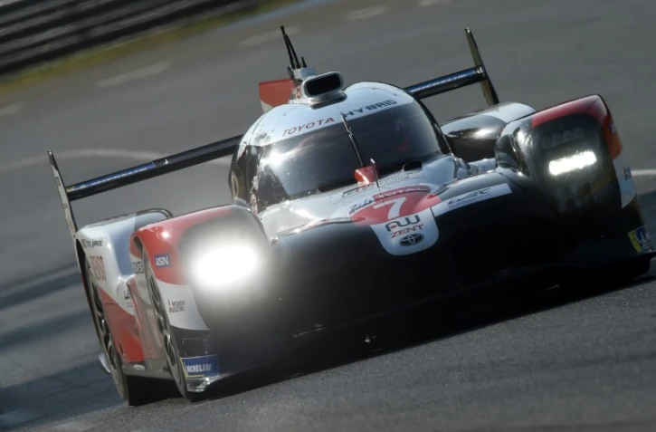La Toyota TS050 Hybrid pilotée par  Mike Conway aux 24 Heures du Mans 24, le 18 septembre 2020