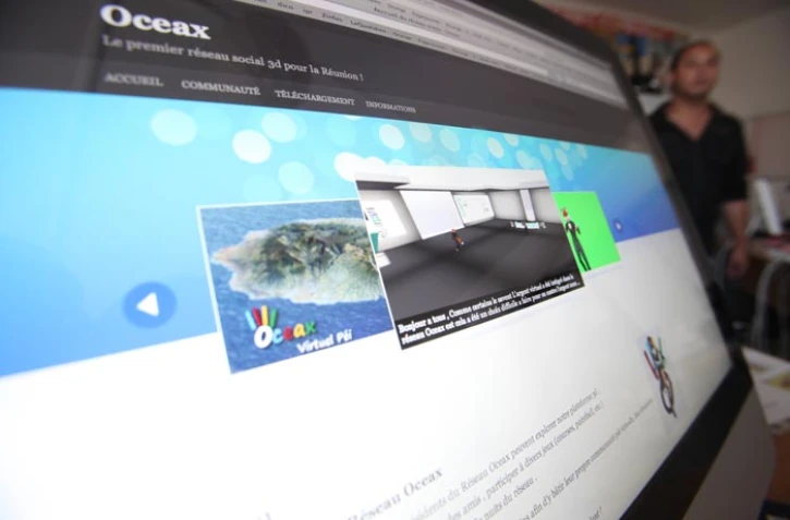 Océax, réseau social virtuel 3d pour La Réunion