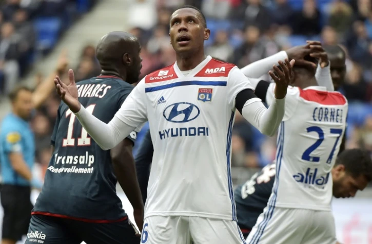 Le défenseur brésilien de l'OL Marcelo dépité lors de la défaite contre Dijon, le 6 avril 2019 à Décines-Charpieu, près de Lyon  