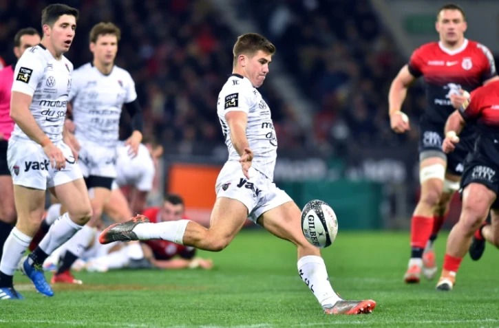 L'ouvreur de Toulon Louis Carbonel, lors du match contre Toulouse, le 29 décembre 2019 au Stadium