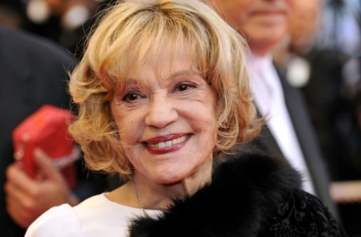 L'actrice française Jeanne Moreau au 61 Festival de Cannes, le 17 mai 2008