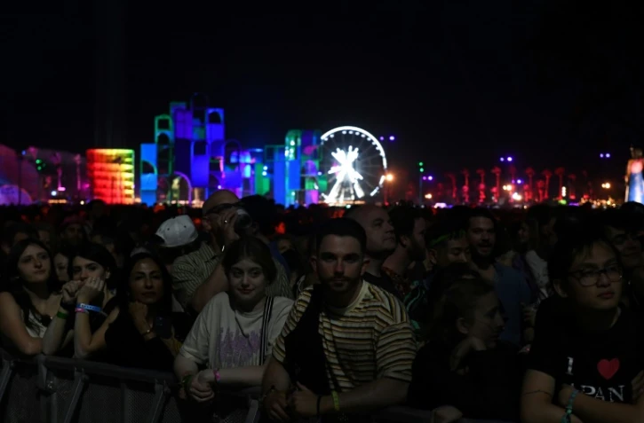 Le festival de Coachella en Californie, le 15 avril 2022