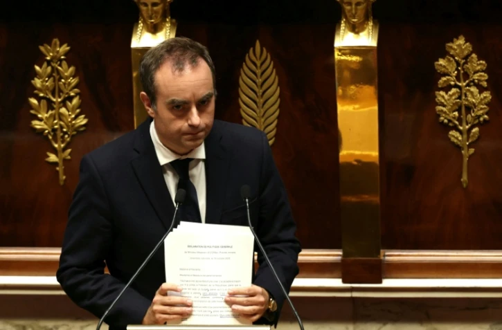 Le Premier ministre Sébastien Lecornu à l'Assemblée nationale, le 14 octobre 2025 à Paris