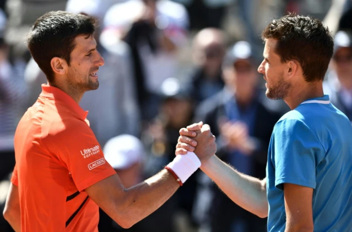 Djokovic (g) stoppé par Thiem qui rejoint Nadal en Finale le 8 juin 2019