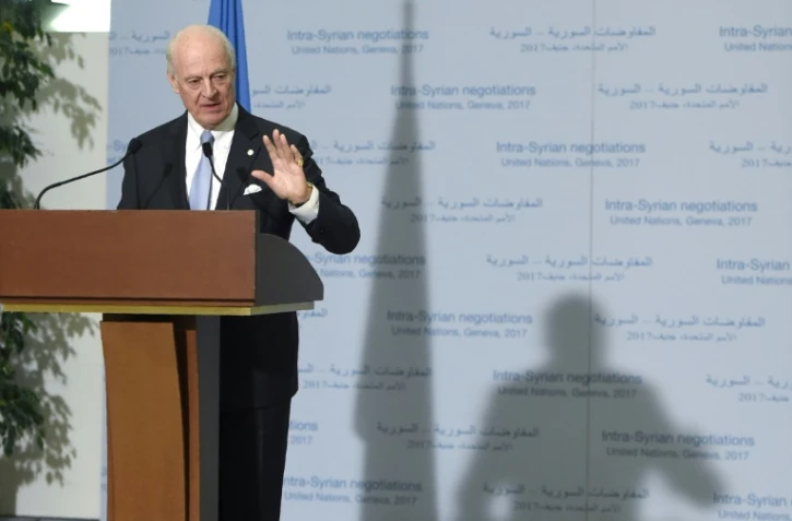 Staffan de Mistura, à Genève, le 3 mars 2017