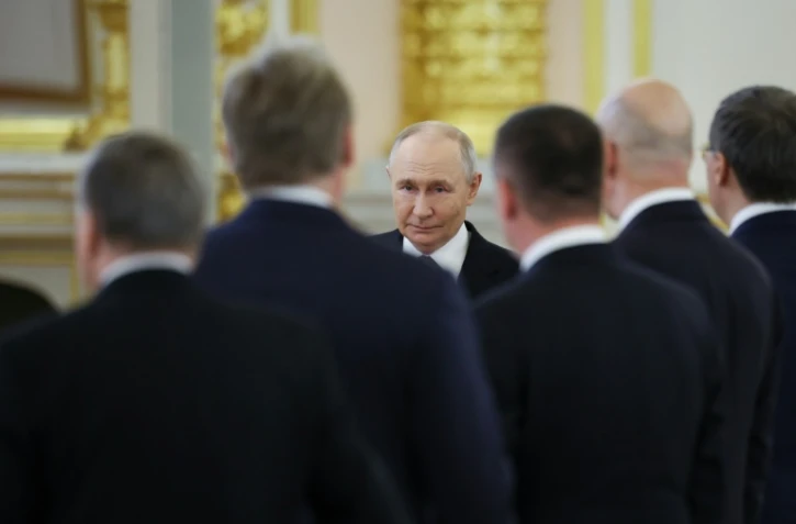 Le président russe Vladimir Poutine au Kremlin à Moscou le 3 juin 2026