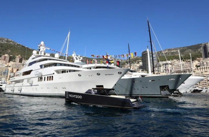 Des yachts dans le port de Monaco en septembre 2018