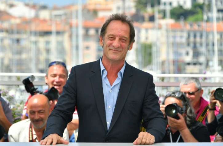L'acteur français Vincent Lindon, lors d'une séance photo au Festival de Cannes pour le film Rodin, le 24 mai 2017