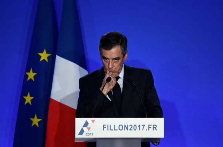 François Fillon le 6 février 2017 lors de sa conférence de presse à Paris