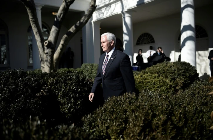 Le vice-président américain Mike Pence, le 19 janvier 2018 à la Maison Blanche, à Washington