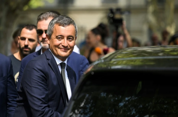 Le ministre de l'Intérieur Gérald Darmanin à Nimes, le 25 août 2023