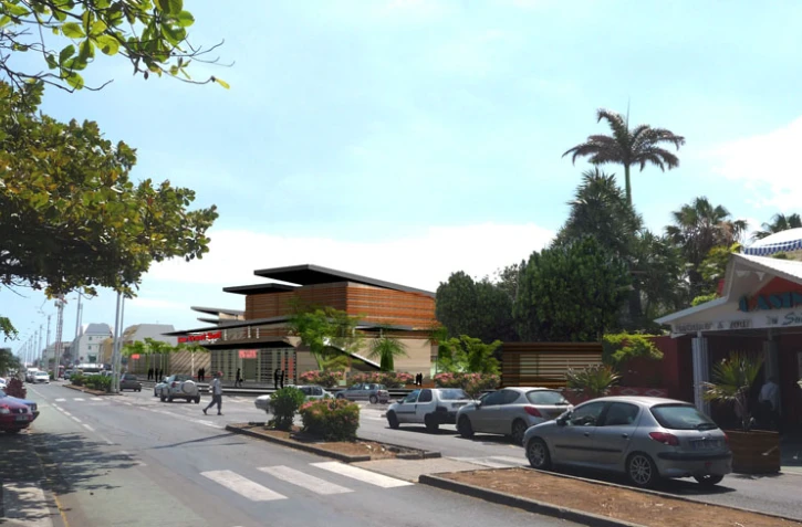 Projet de multiplexe Ciné Grand Sud (Perspective: Agence Namur/Tirot)