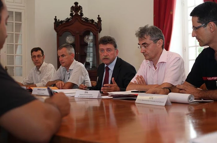 Jeudi 13 Janvier 2011
Point presse sur le comité sécheresse tenu à la préfecture
(Photo Marie Trouvé)