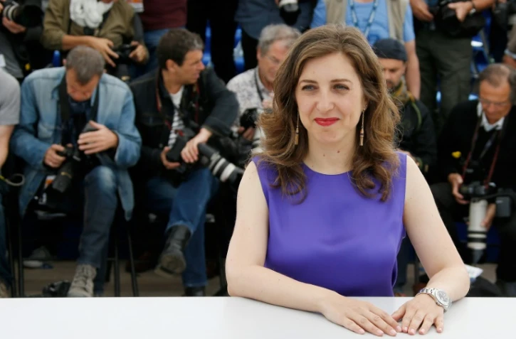 La réalisatrice libanaise Joana Hadjithomas, au 68e Festival de Cannes (France), le 21 mai 2015