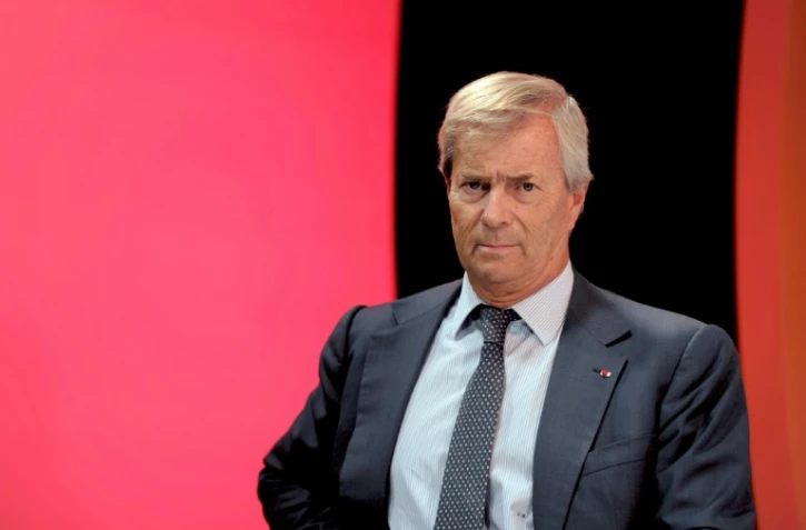 L'homme d'affaires Vincent Bolloré, le 9 septembre 2014 à Paris