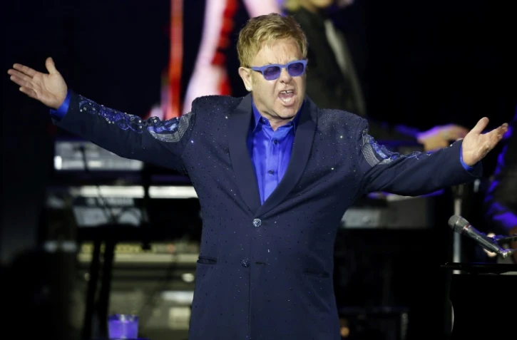 Le chanteur britannique Elton John le 26 juillet 2014 à Monaco