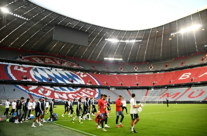 Entrainement des Bleus à Munich le 5 septembre 2018