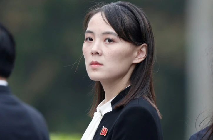 Photo prise le 2 mars 2019 à Hanoï de Kim Yo Jong, soeur du dirigeant nord-coréen Kim Jong Un