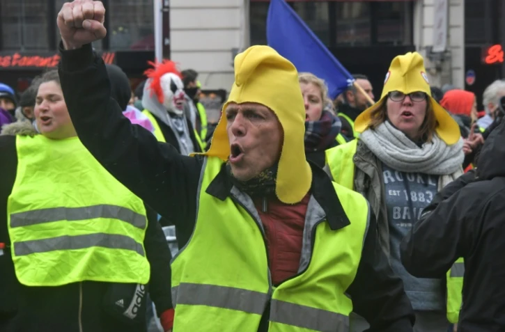 Manifestation des "gilets jaunes" à Lille le 2 mars 2019