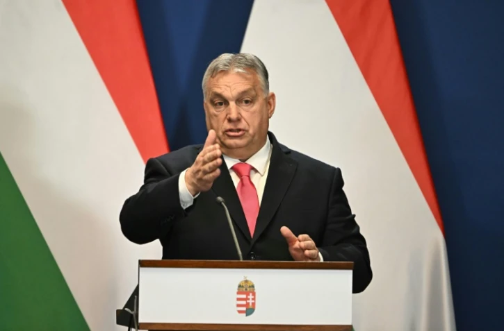 Le Premier ministre hongrois Viktor Orban, le 16 janvier 2024 à Budapest
