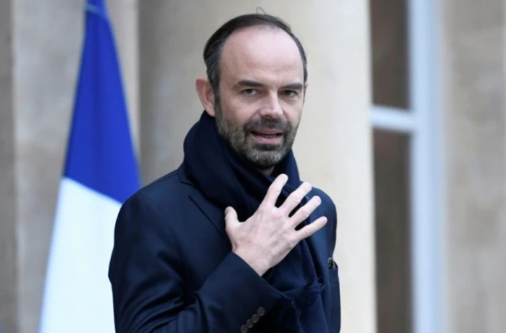 Le Premier ministre français Edouard Philippe à Paris, le 12 janvier 2018